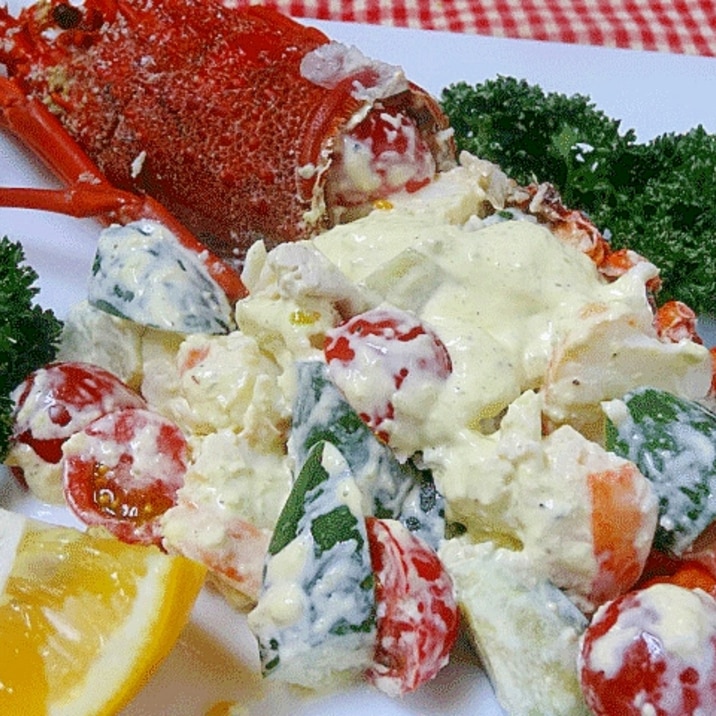 茹でたてが甘い 伊勢海老サラダ姿盛り レシピ 作り方 By Startrek 楽天レシピ 茹でたてが甘い 伊勢海老サラダ姿盛り レシピ 作り方 By Startrek 楽天レシピ